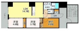 矢野第七ビル 1002 間取り図