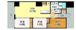 矢野第七ビル 1001 間取り図