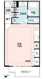 ステーションガーデンタワー 14階 間取り図