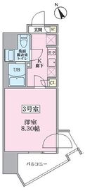 V-music蒲田 1003 間取り図