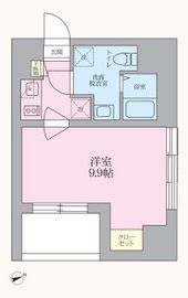 V-music中野 401 間取り図