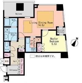 サンウッド品川天王洲タワー 20階 間取り図