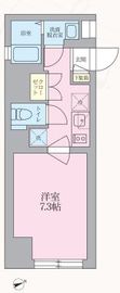 V-music中野 503 間取り図