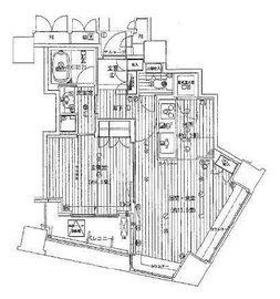 新宿アインスタワー 4階 間取り図