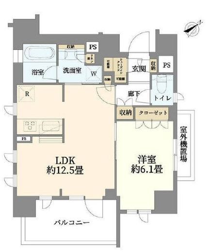 デュオステージ向ヶ丘遊園 7階 間取り図