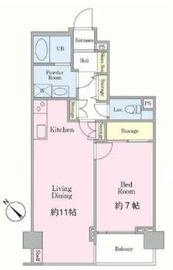 T's garden八丁堀 (ティーズガーデン八丁堀) 202 間取り図