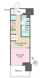 ウエリスアーバン水天宮前 539 間取り図