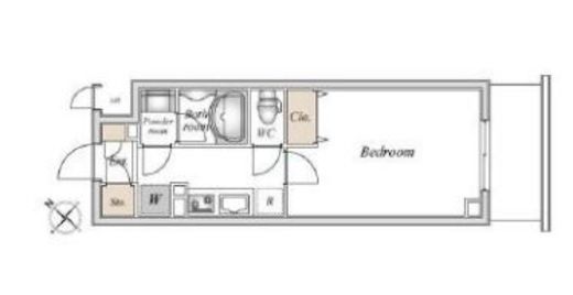 City Lux Tsurumi 914 間取り図