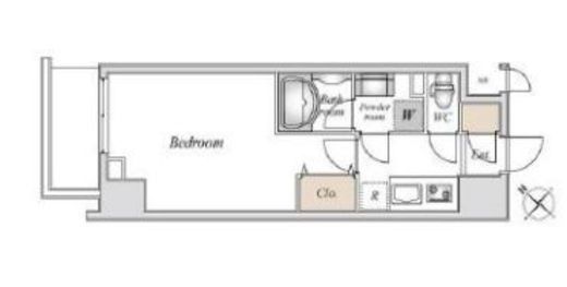 City Lux Tsurumi 1112 間取り図