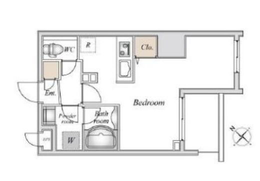 City Lux Tsurumi 604 間取り図