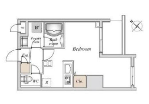 City Lux Tsurumi 503 間取り図