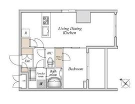 City Lux Tsurumi 905 間取り図