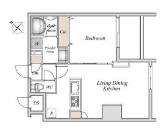 City Lux Tsurumi 802 間取り図
