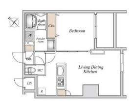 City Lux Tsurumi 1102 間取り図