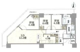 ニューシティ東戸塚ル・パルクシエル 30階 間取り図