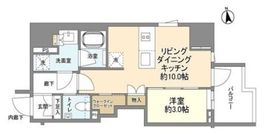 ルジェンテ上野松が谷 9階 間取り図