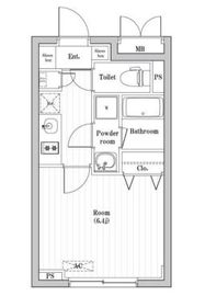 コンポジット渋谷本町 206 間取り図
