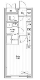 コンポジット渋谷本町 202 間取り図