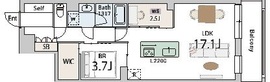 グランデュオ奥沢 (Gran Duo Okusawa) 202 間取り図