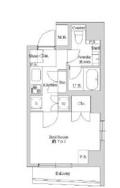 エルスタンザ日本橋久松町 602 間取り図