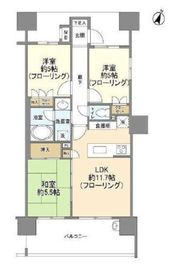 グランイーグルパークサイド大森南 7階 間取り図