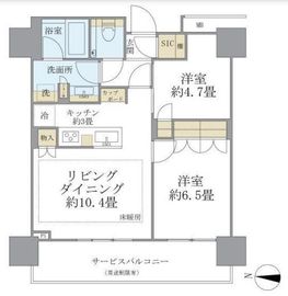 THE YOKOHAMA FRONT TOWER (ザ・ヨコハマフロントタワー) 17階 間取り図