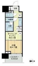ライオンズ東京三ノ輪ミレス 3階 間取り図