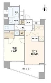 プライア渋谷 9階 間取り図