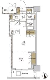 RJRプレシア大森北 209 間取り図
