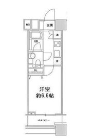 ファーストリアルタワー新宿 1812 間取り図