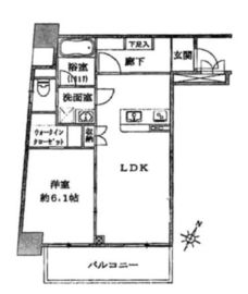 三樹ビル 401 間取り図