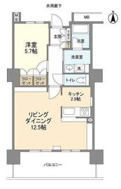 豊洲シエルタワー 7階 間取り図