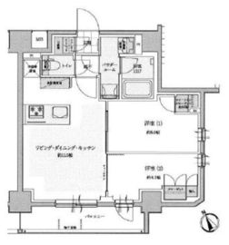 セルアージュ横浜フィエルテ 6階 間取り図