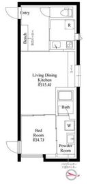 グランパセオ目黒大塚山 301 間取り図