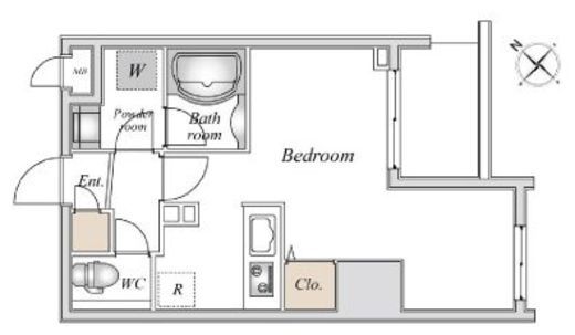 City Lux Tsurumi 303 間取り図