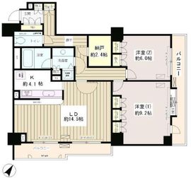 日本橋浜町パークホームズ 4階 間取り図