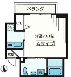 cLass Noa Togoshi 801 間取り図
