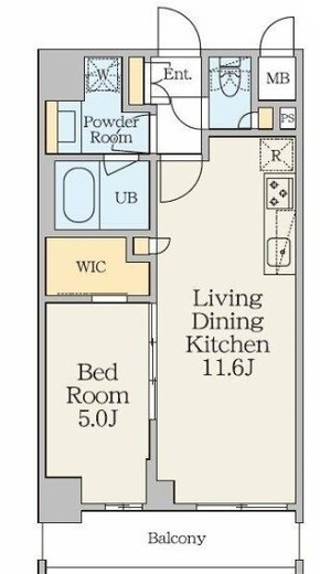 クレストコート錦糸町 403 間取り図