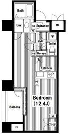グランド・ガーラ南麻布 2階 間取り図