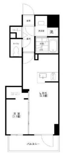 リビオレゾン横濱関内 11階 間取り図