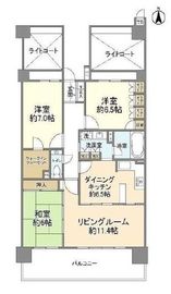 クリオレジダンス東京 5階 間取り図