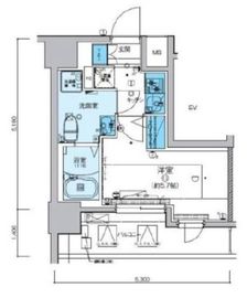 リヴシティ横濱新川町弐番館 8階 間取り図