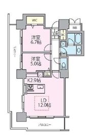 ロイヤルパークスタワー南千住 1601 間取り図