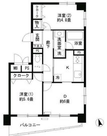 グランス木場公園 4階 間取り図