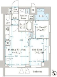 クレインメゾン新川通 201 間取り図