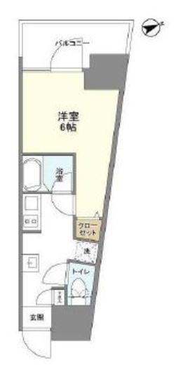 ORSUS OIMACHI(オルサス大井町) 1203 間取り図