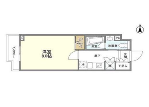 コンフォリア桜上水 312 間取り図