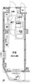 コンフォリア目黒八雲 307 間取り図