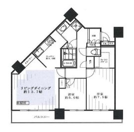 シティタワー品川 37階 間取り図