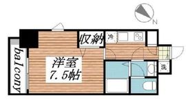 メゾン・ド・ヴィレ日本橋浜町 8階 間取り図
